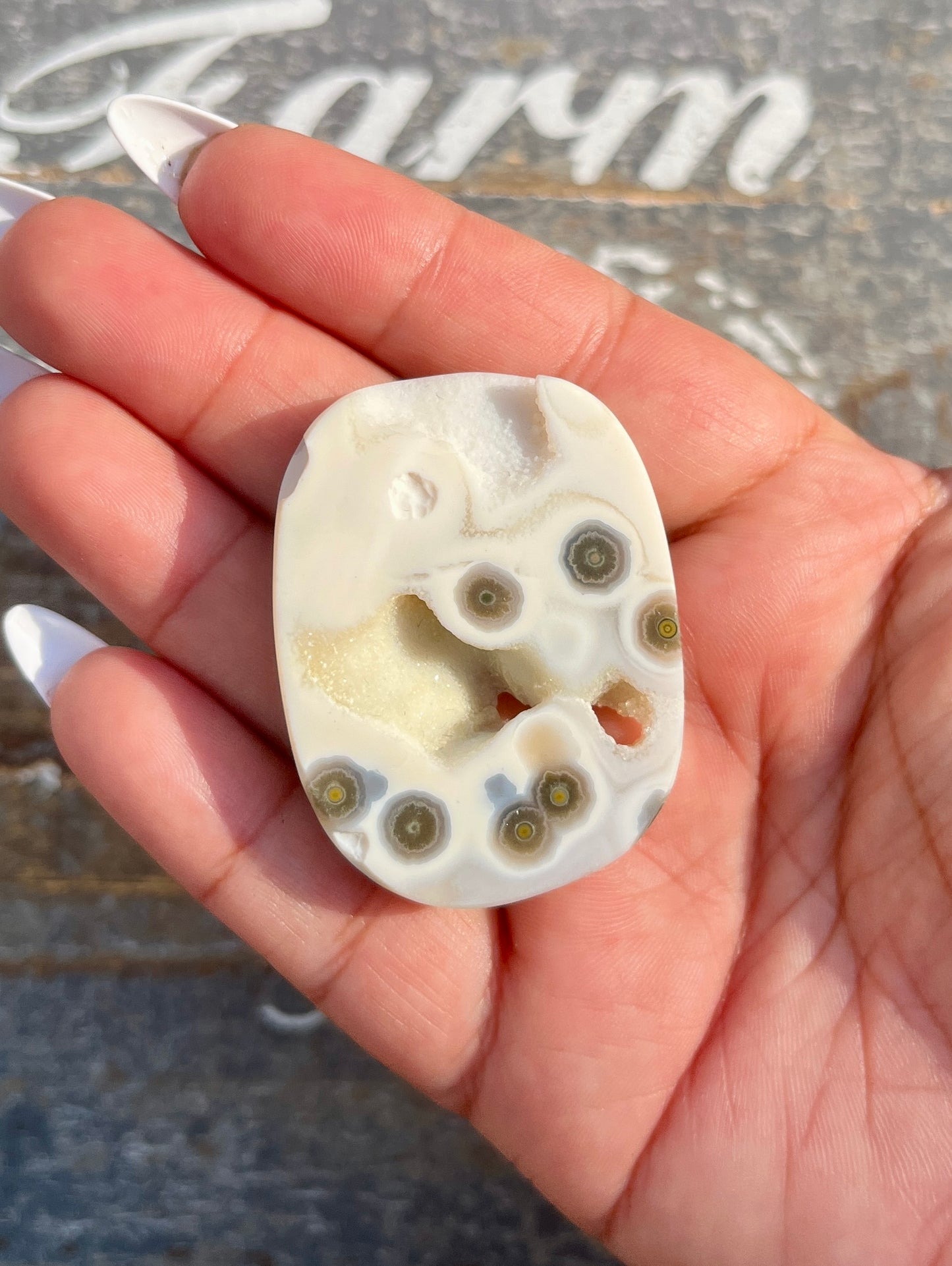 Gorgeous Ocean Jasper Pendant from Madagascar