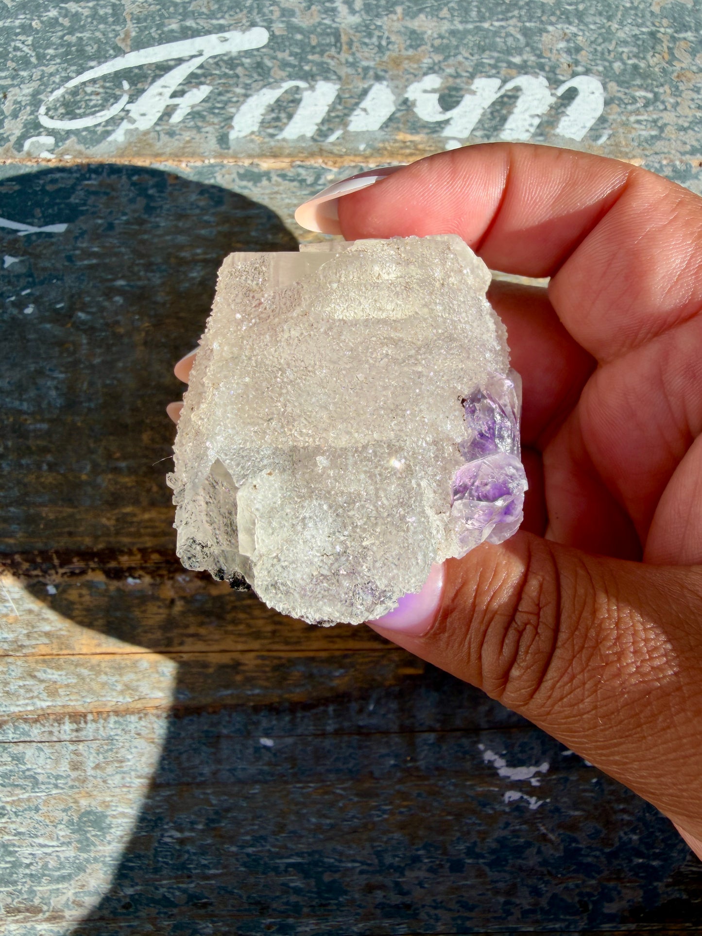 Gorgeous High Quality Druzy Calcite with Amethyst | Brazil | Opt Z