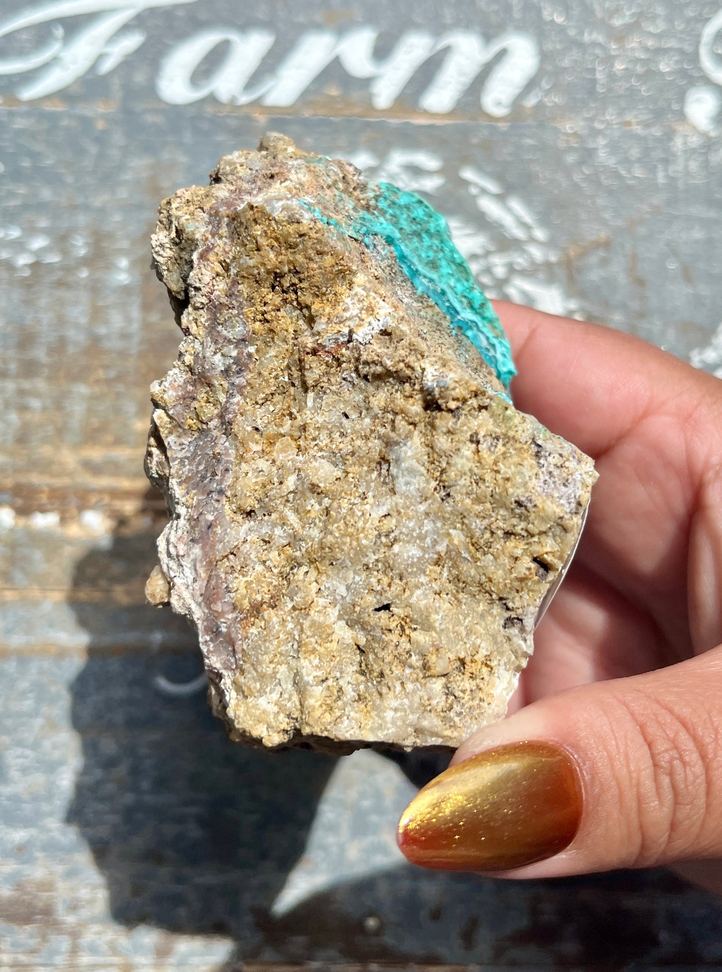 Gorgeous Raw Chrysocolla Specimen on Matrix from The Congo, Africa