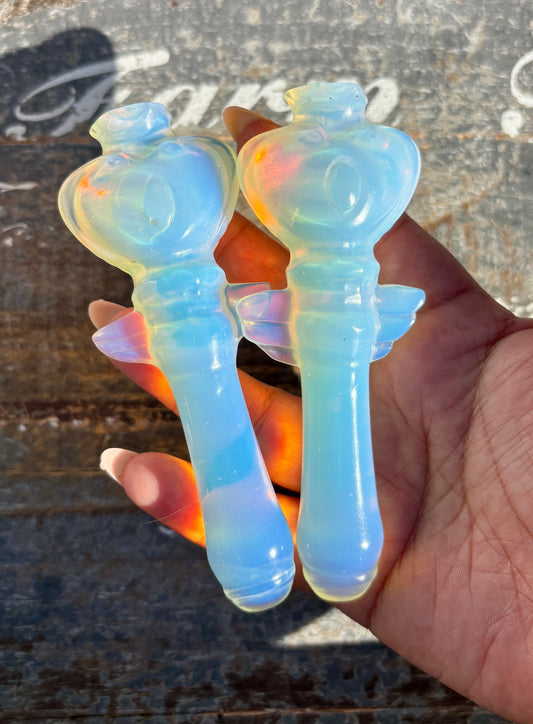 One (1) Opalite Heart Wand