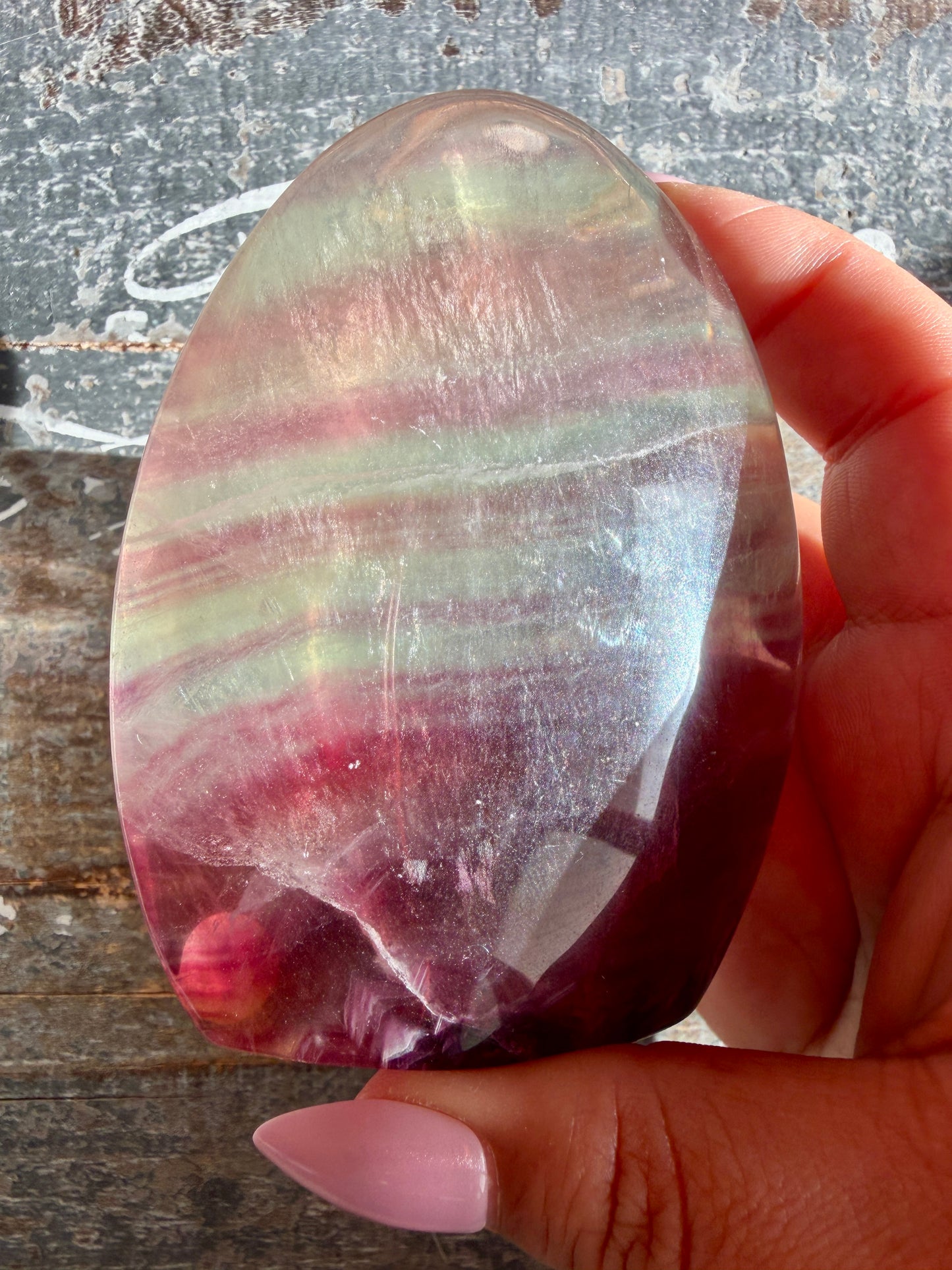 Gorgeous Candy Fluorite Freeform | Opt I