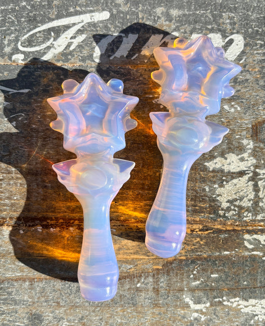 One (1) Pink Opalite Star Wand