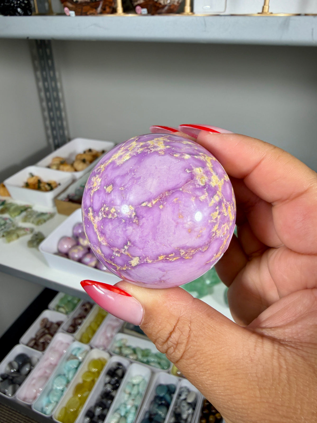 Gorgeous Phosphosiderite Sphere | Peru | Opt 13