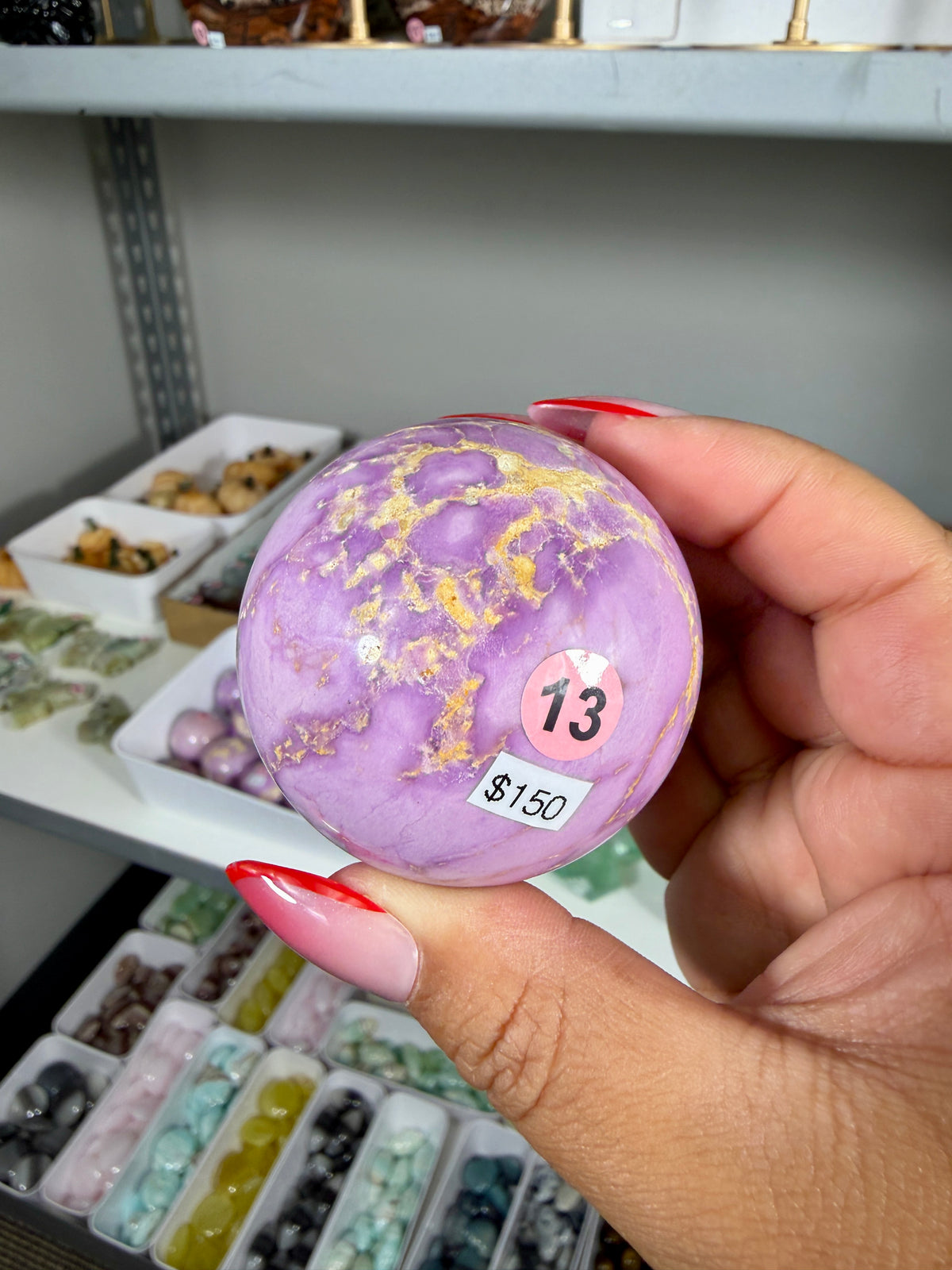 Gorgeous Phosphosiderite Sphere | Peru | Opt 13