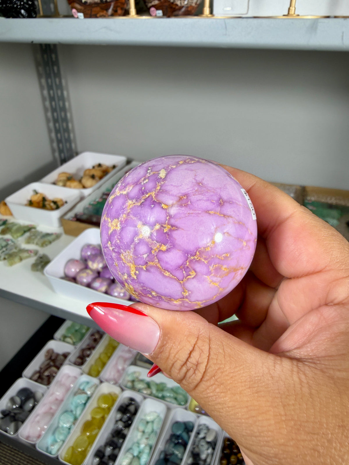 Gorgeous Phosphosiderite Sphere | Peru | Opt 13