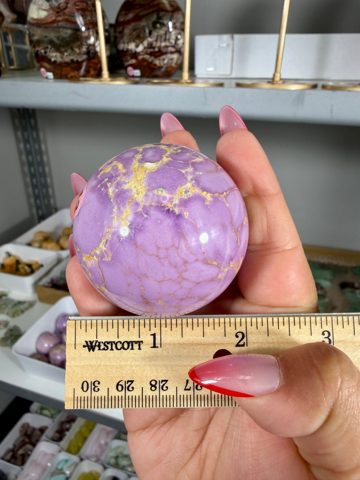 Gorgeous Phosphosiderite Sphere | Peru | Opt 13