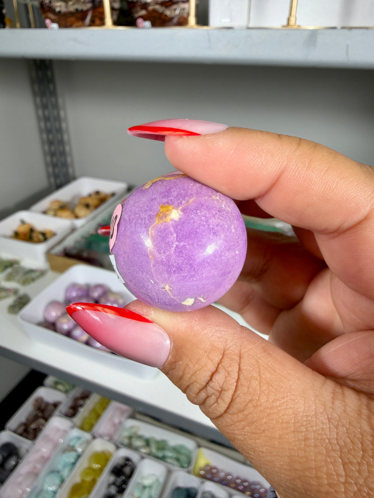 Gorgeous Phosphosiderite Sphere | Peru | Opt 10