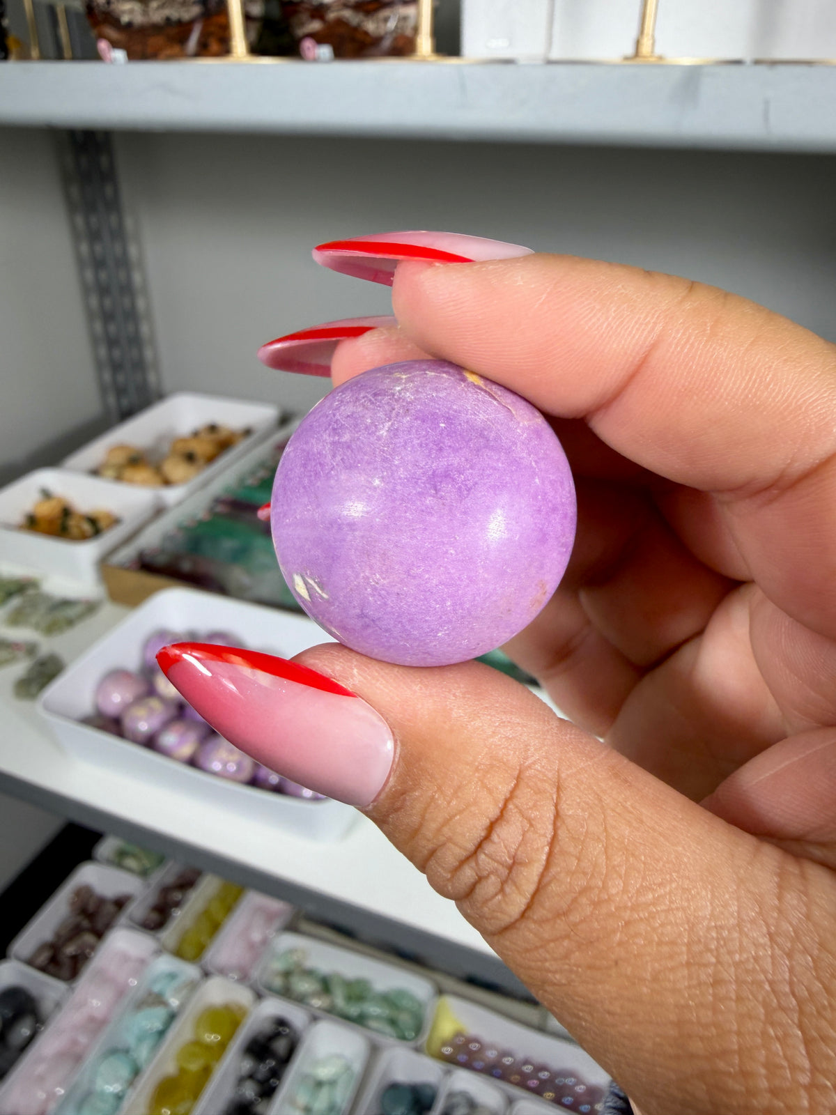 Gorgeous Phosphosiderite Sphere | Peru | Opt 10