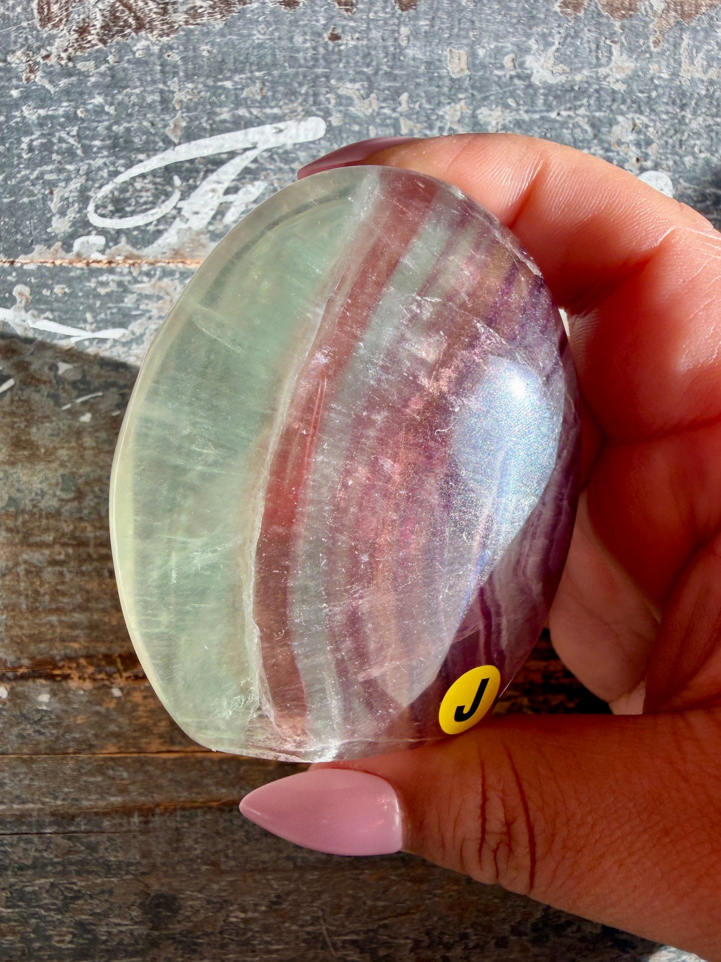 Gorgeous Candy Fluorite Freeform | Opt J