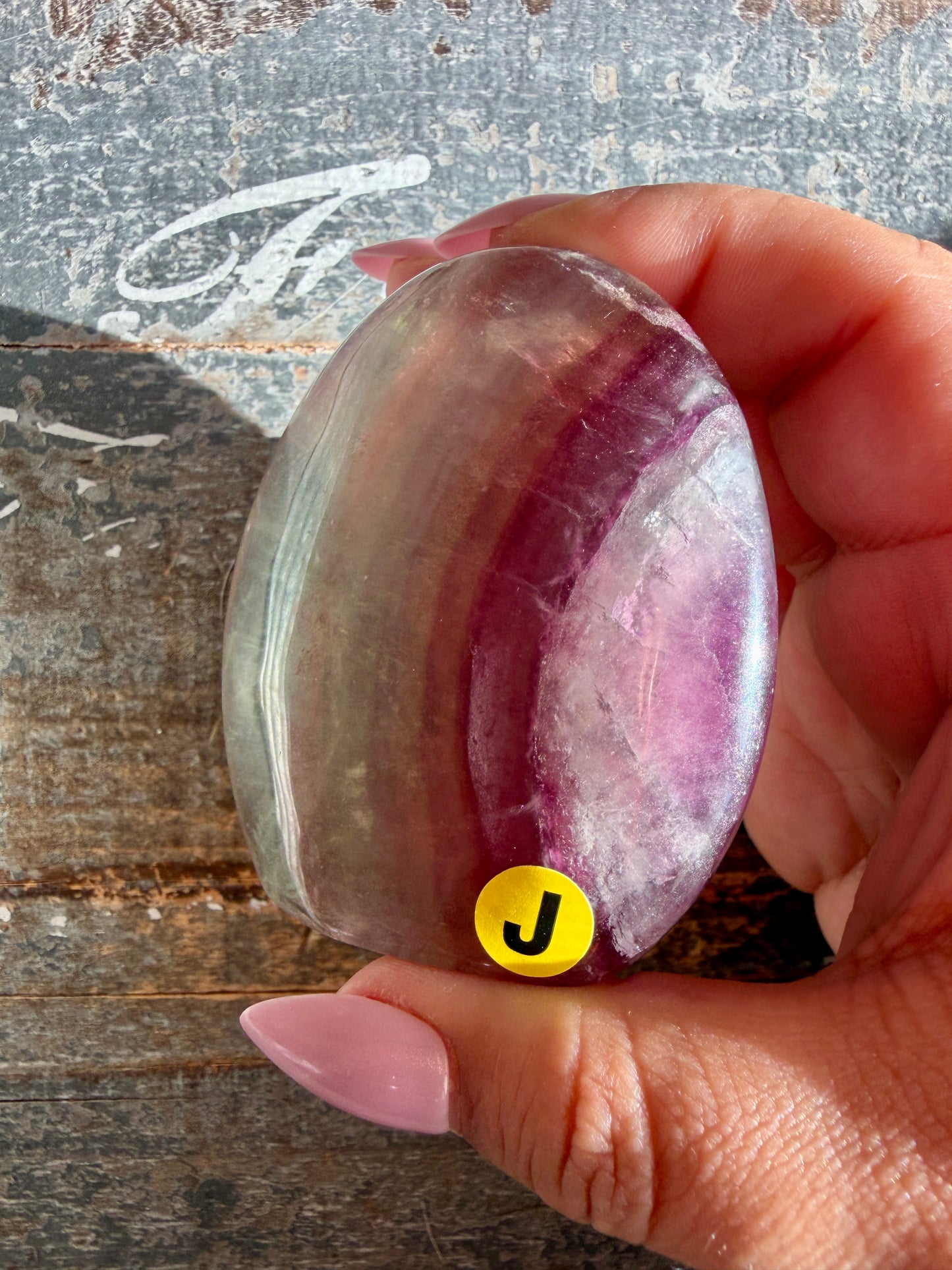 Gorgeous Candy Fluorite Freeform | Opt J