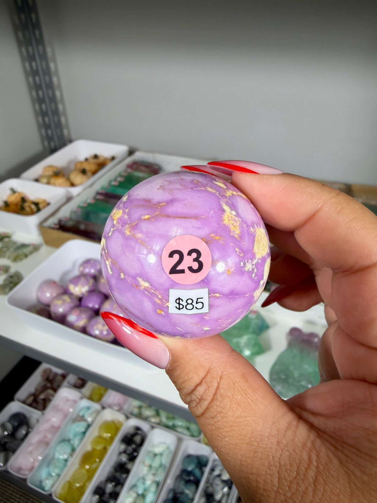 Gorgeous Phosphosiderite Sphere | Peru | Opt 23