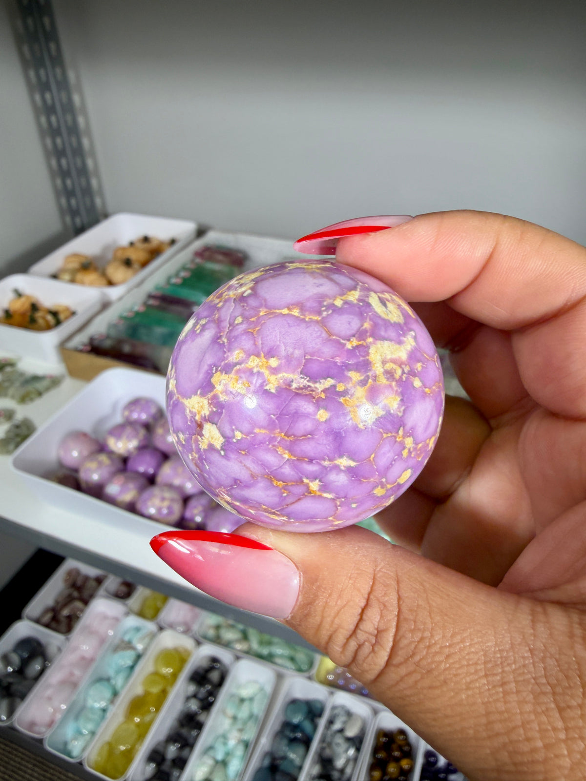 Gorgeous Phosphosiderite Sphere | Peru | Opt 23