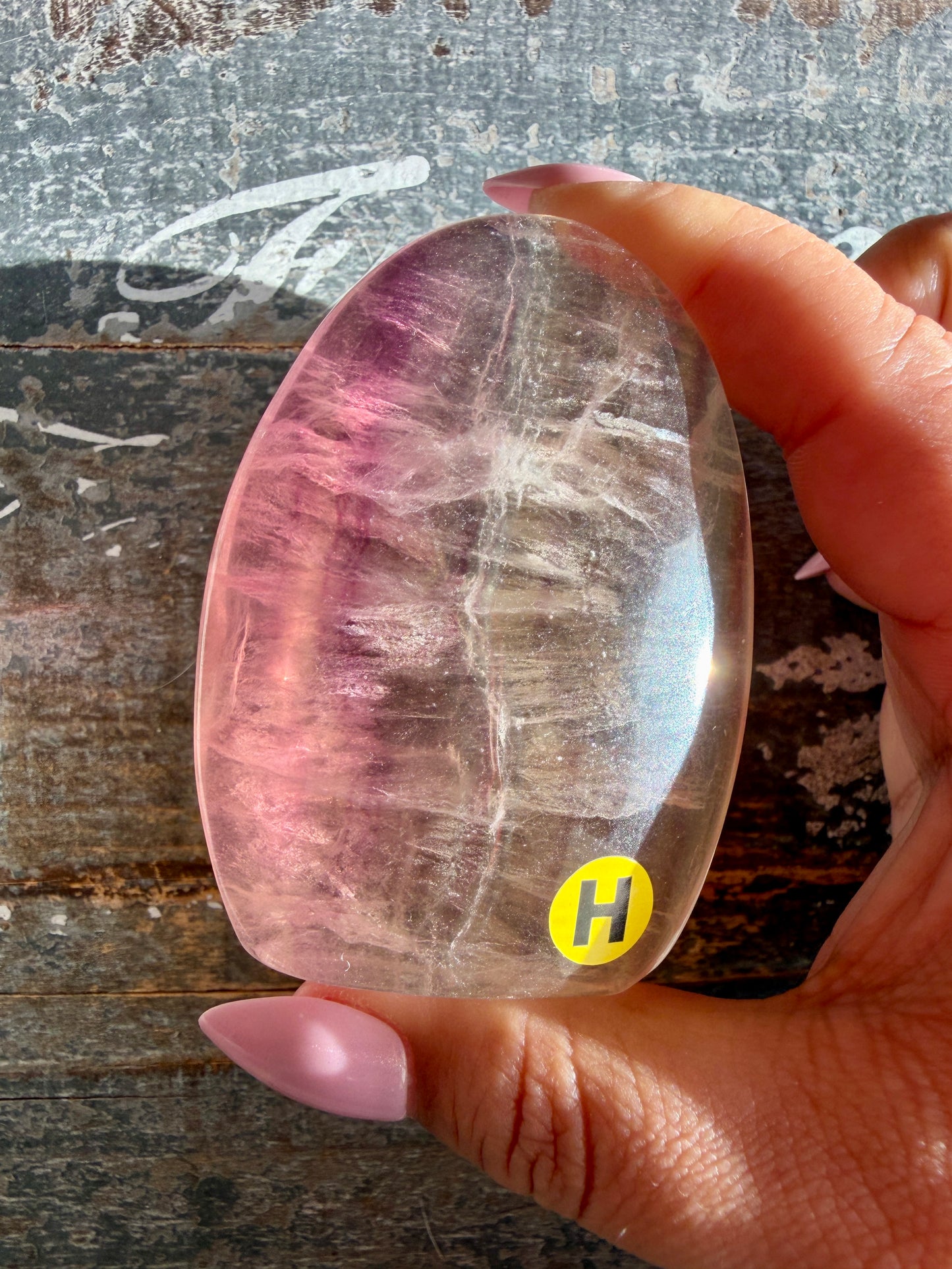 Gorgeous Candy Fluorite Freeform | Opt H