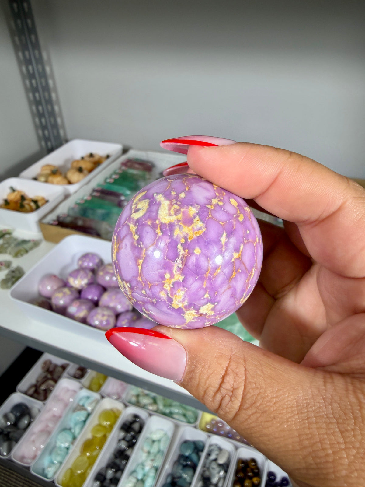 Gorgeous Phosphosiderite Sphere | Peru | Opt 23