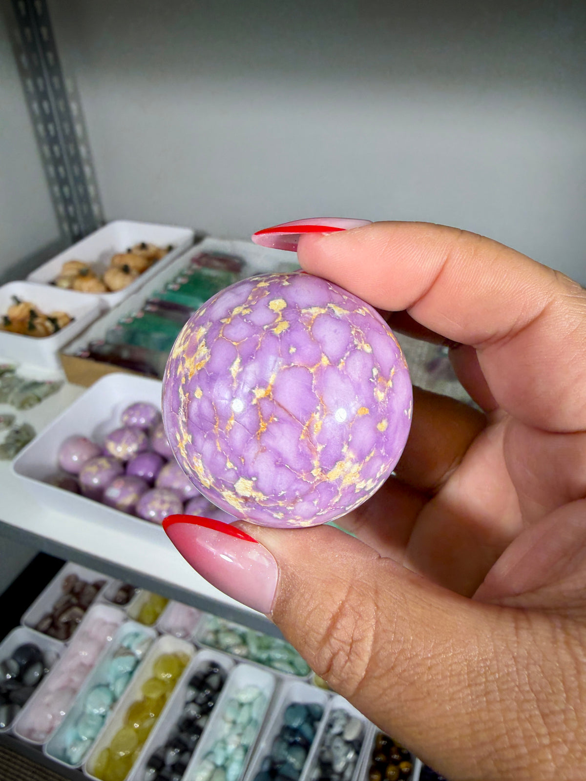 Gorgeous Phosphosiderite Sphere | Peru | Opt 23