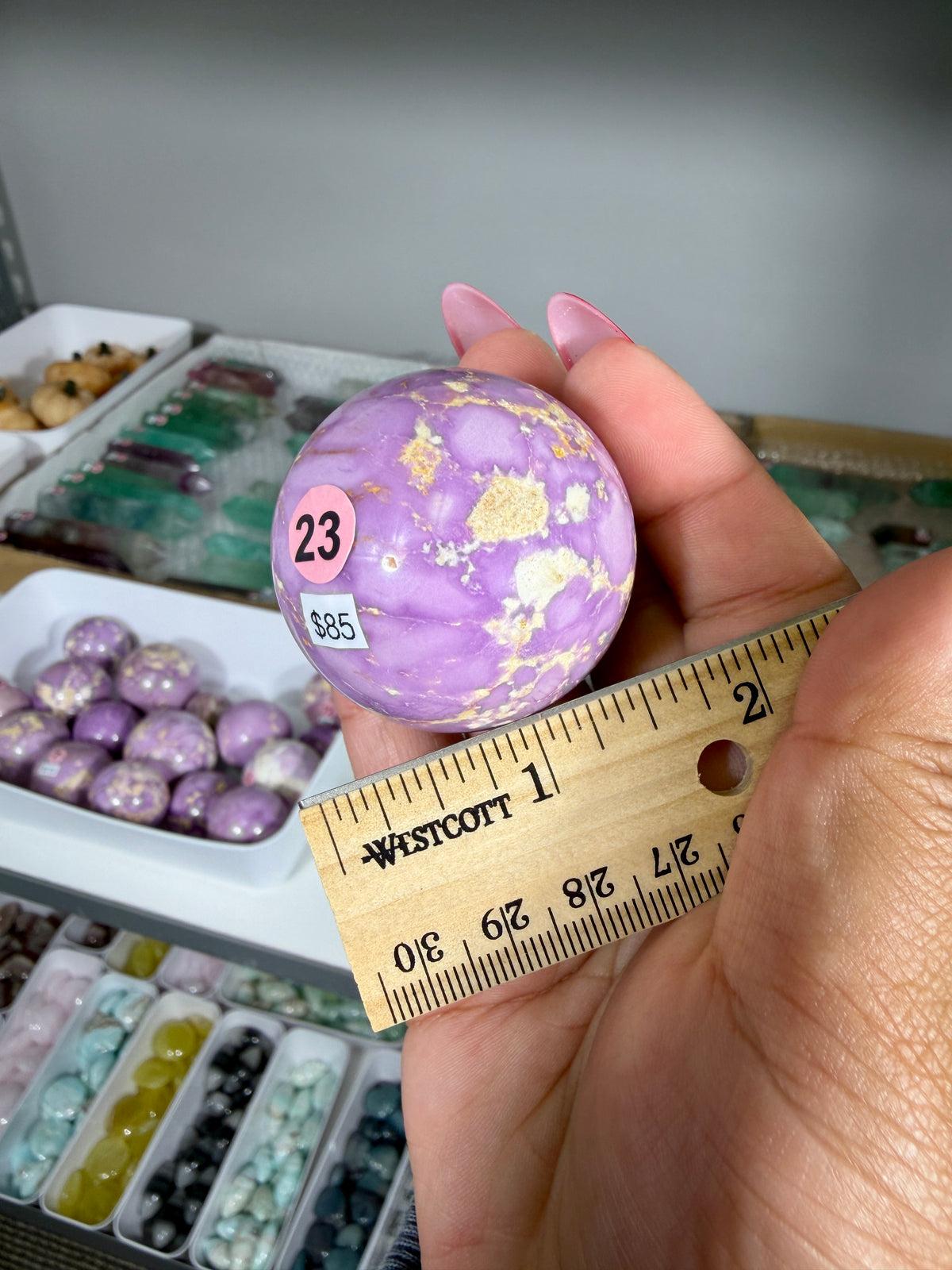 Gorgeous Phosphosiderite Sphere | Peru | Opt 23