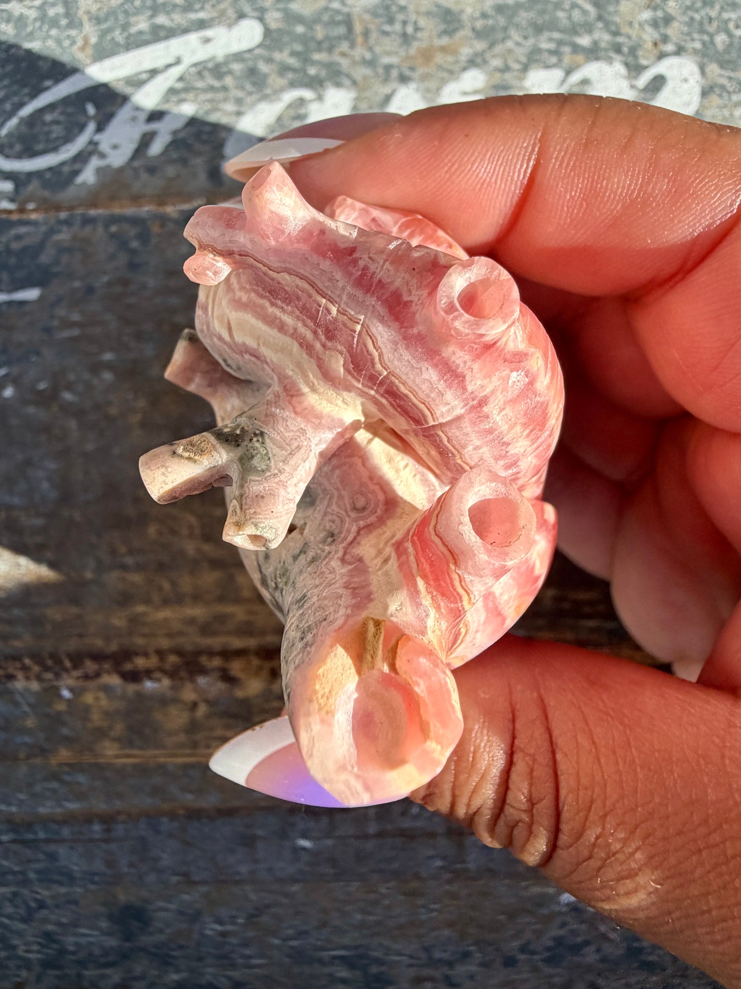 Gorgeous Rhodochrosite Anatomical Heart | Argentina | Opt L