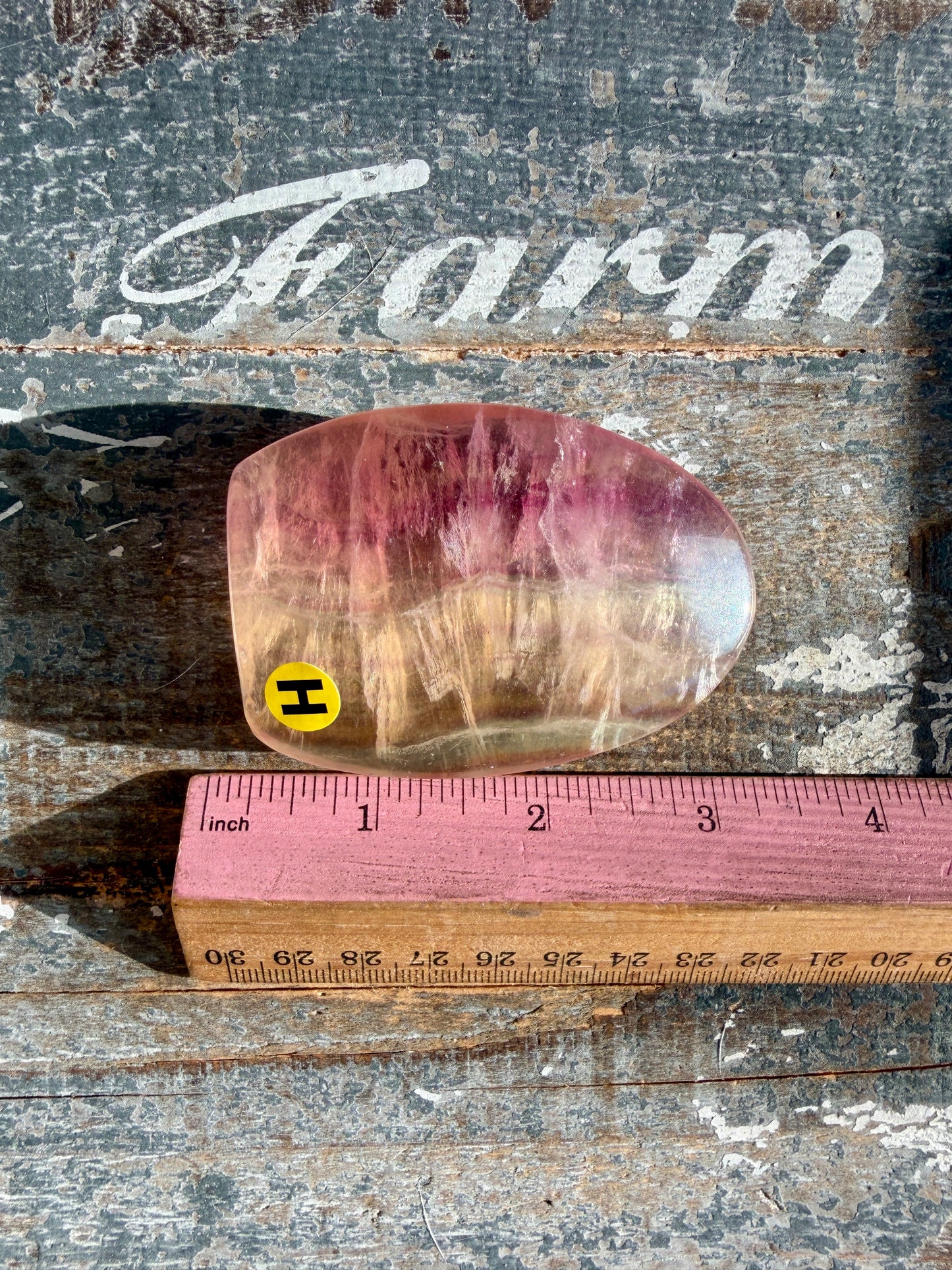 Gorgeous Candy Fluorite Freeform | Opt H