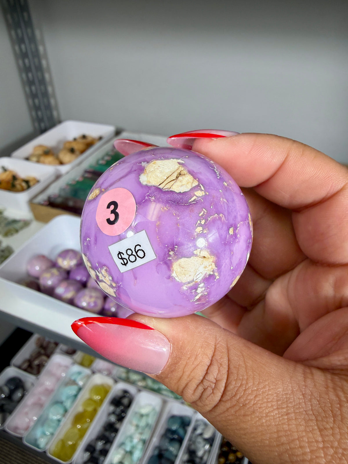 Gorgeous Phosphosiderite Sphere | Peru | Opt 3