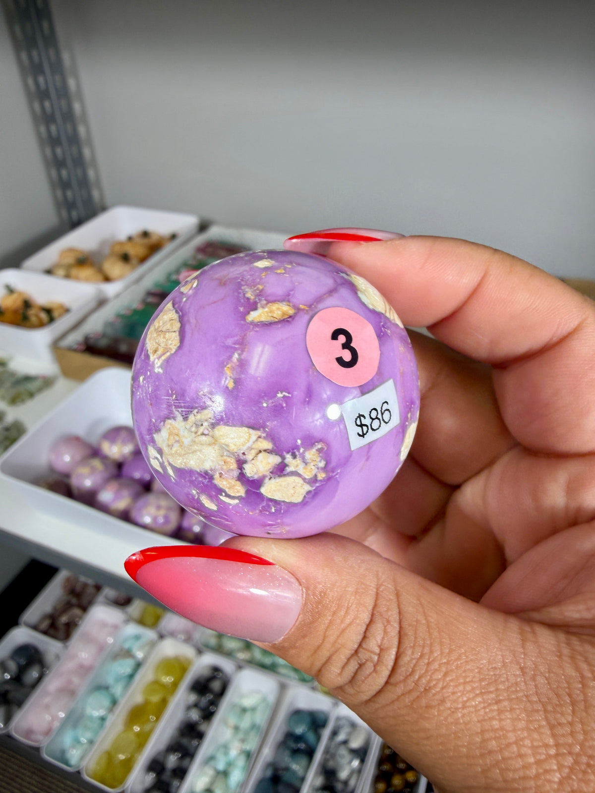 Gorgeous Phosphosiderite Sphere | Peru | Opt 3