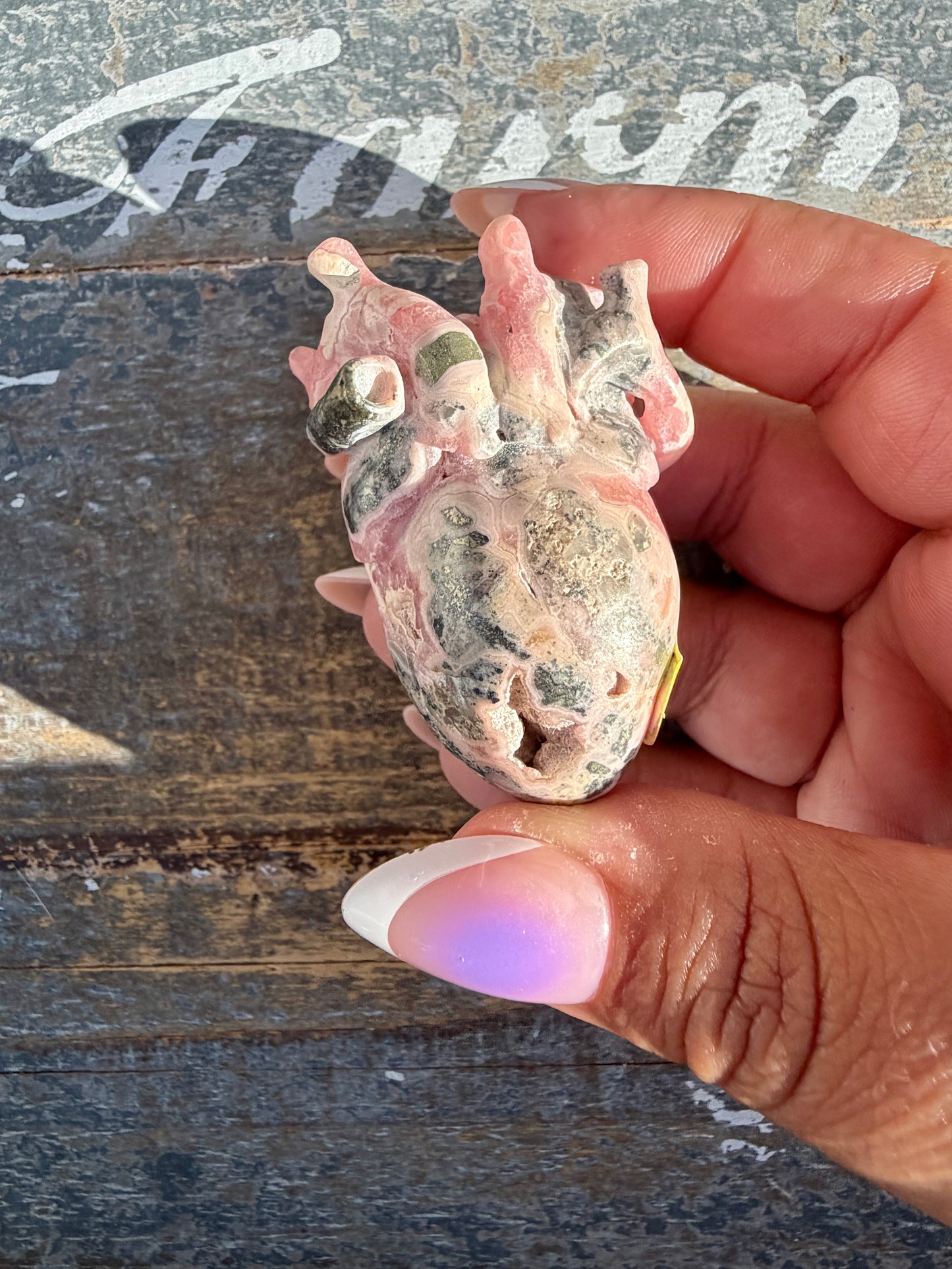 Gorgeous Rhodochrosite Anatomical Heart | Argentina | Opt N