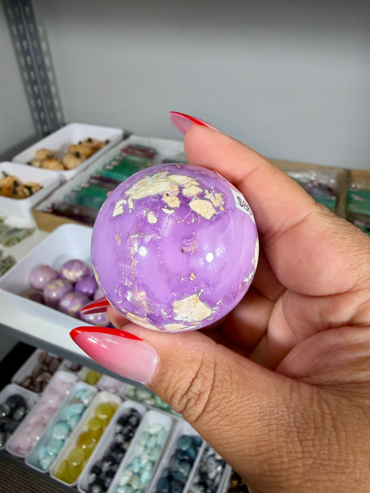 Gorgeous Phosphosiderite Sphere | Peru | Opt 3