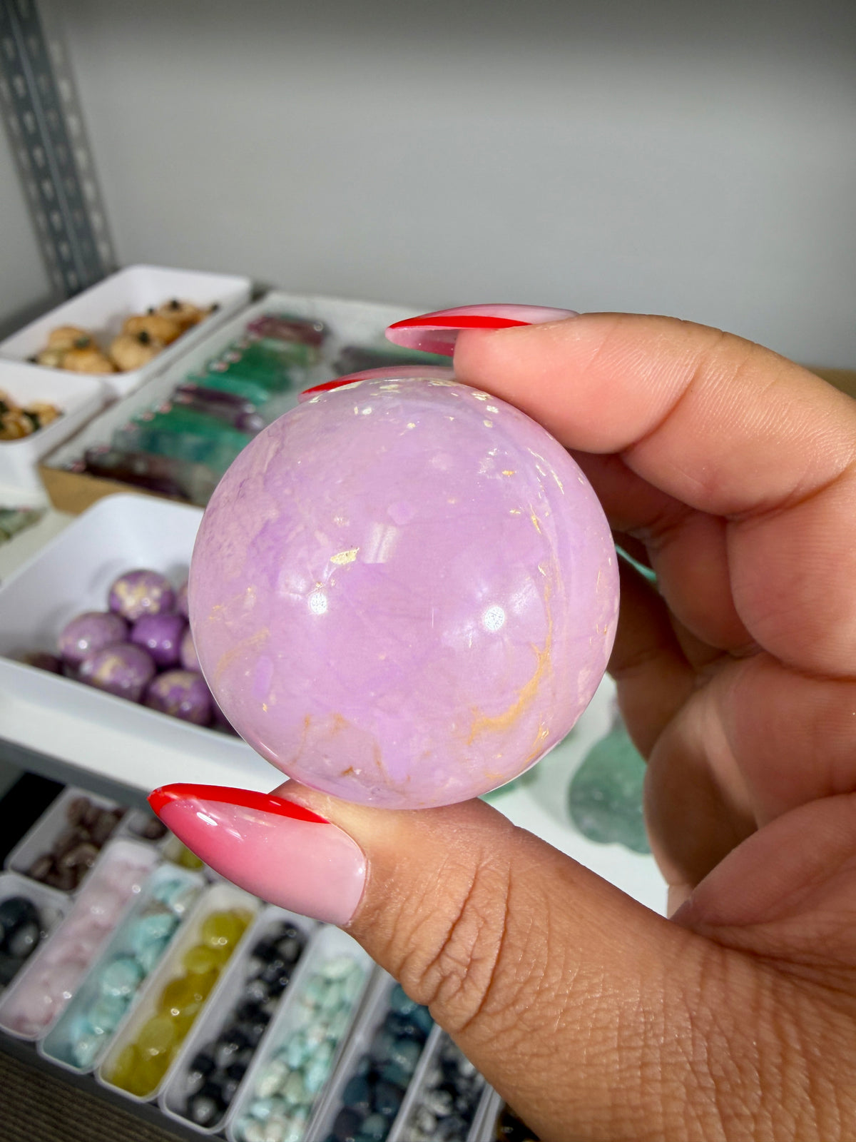 Gorgeous Phosphosiderite Sphere | Peru | Opt 14