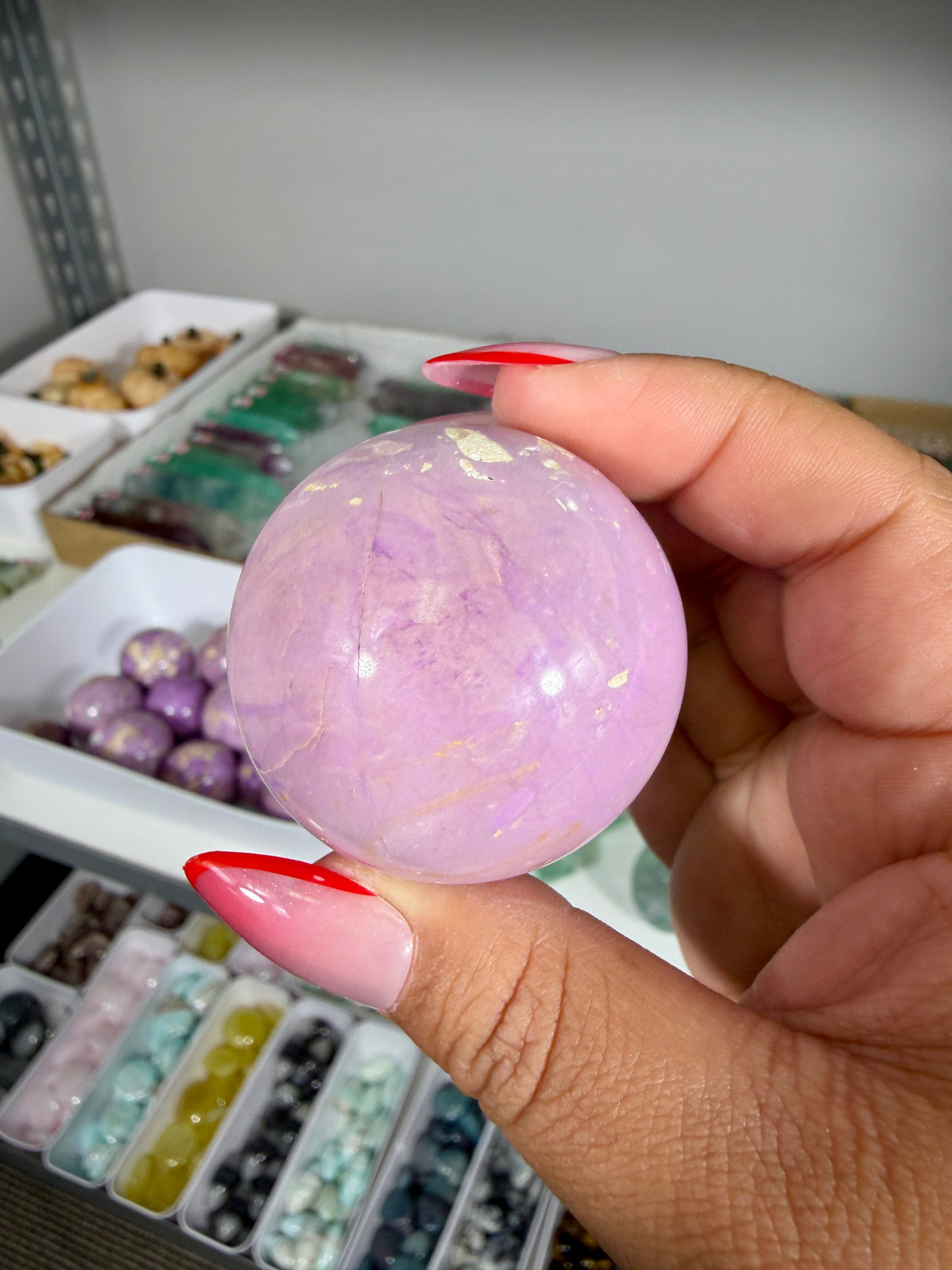 Gorgeous Phosphosiderite Sphere | Peru | Opt 14