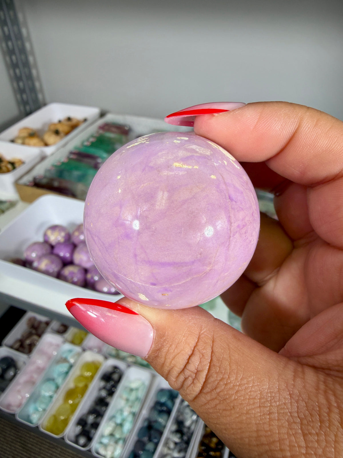 Gorgeous Phosphosiderite Sphere | Peru | Opt 14