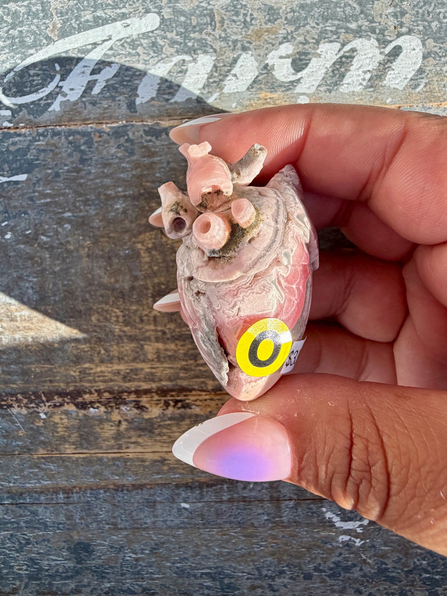Gorgeous Rhodochrosite Anatomical Heart | Argentina | Opt O