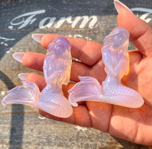 Gorgeous Pink Opalite Mermaid