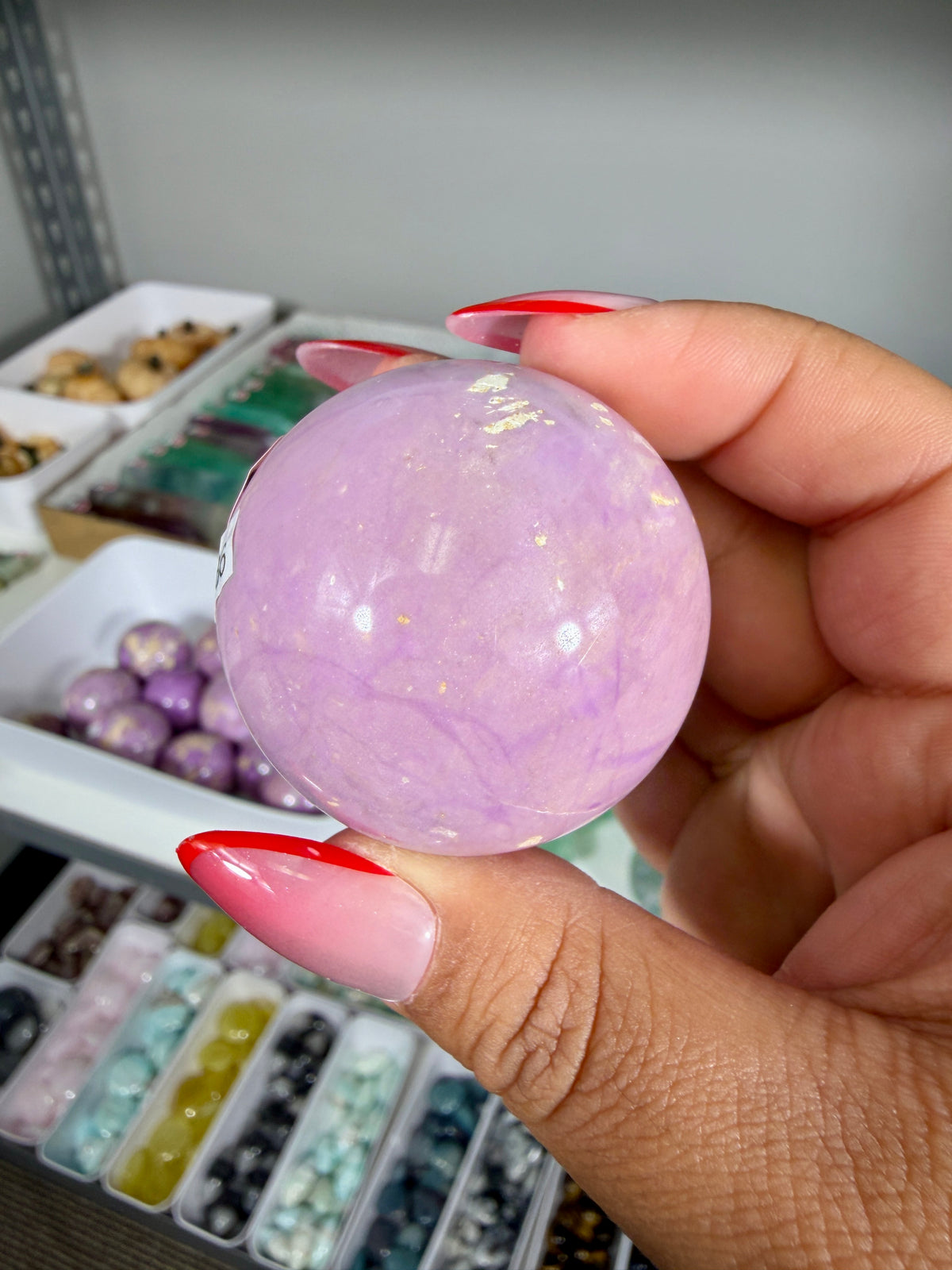 Gorgeous Phosphosiderite Sphere | Peru | Opt 14