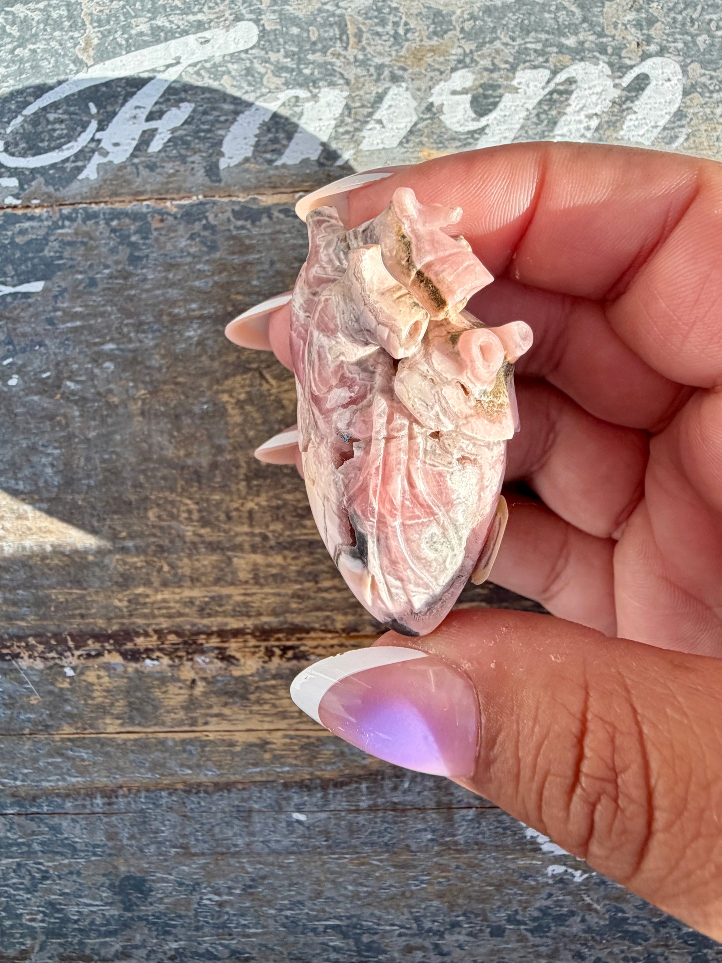 Gorgeous Rhodochrosite Anatomical Heart | Argentina | Opt O
