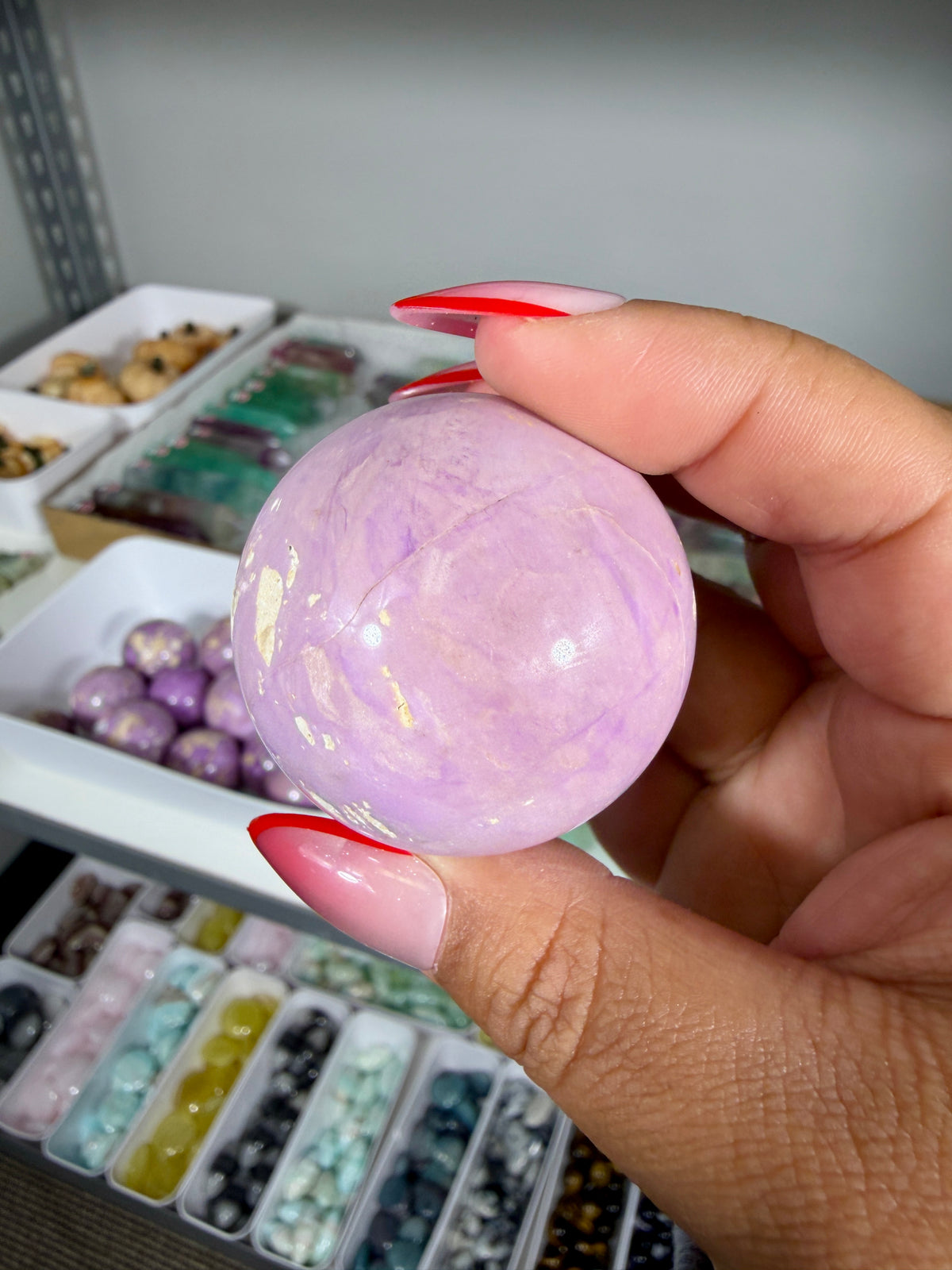 Gorgeous Phosphosiderite Sphere | Peru | Opt 14