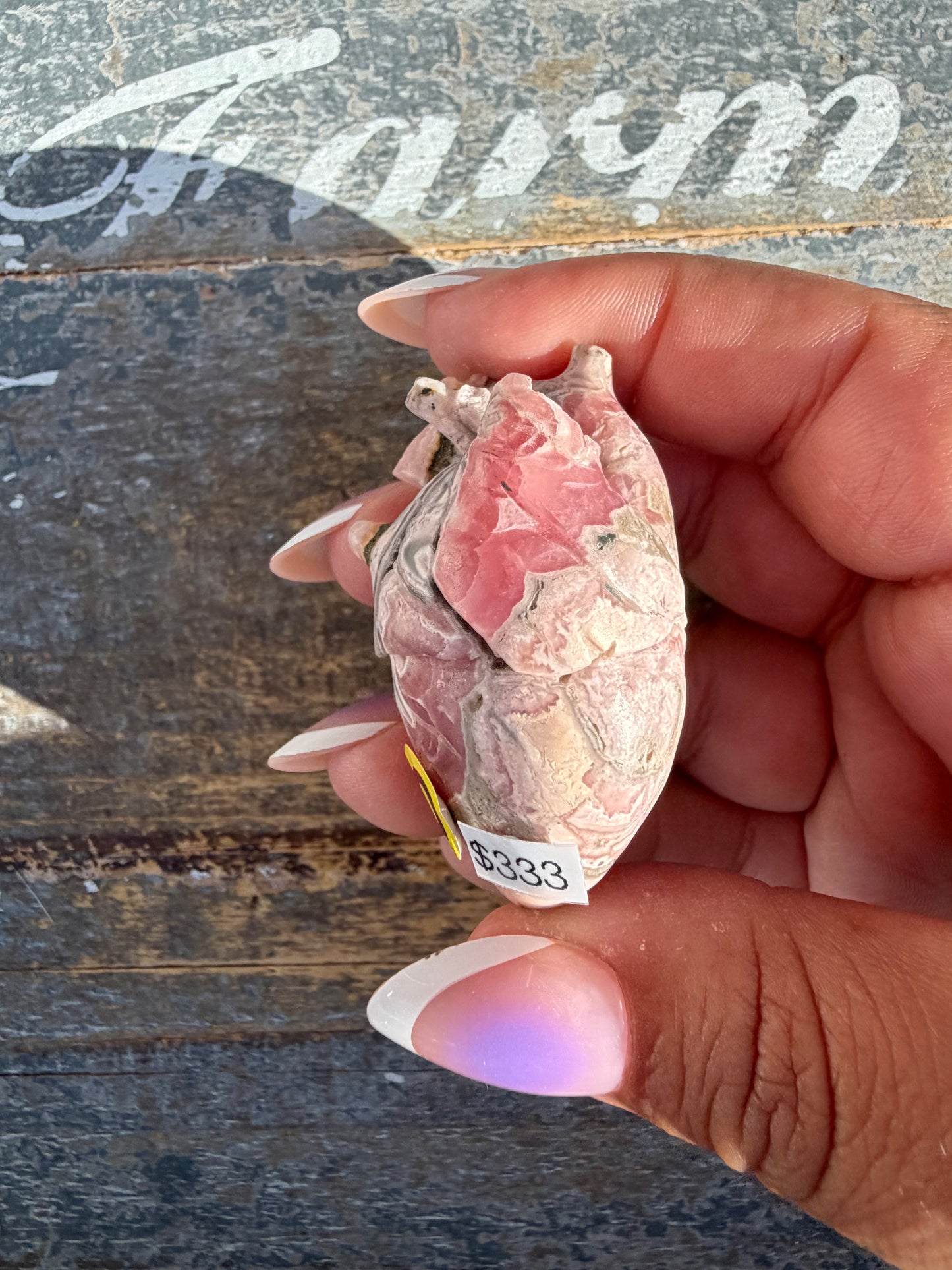 Gorgeous Rhodochrosite Anatomical Heart | Argentina | Opt O