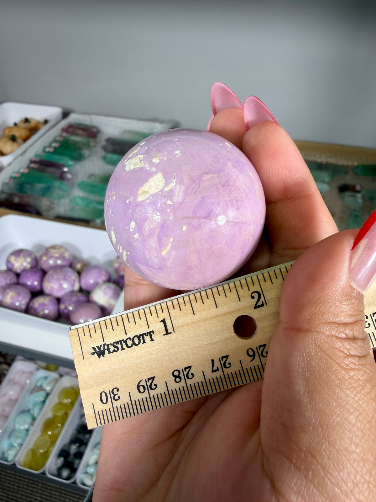 Gorgeous Phosphosiderite Sphere | Peru | Opt 14