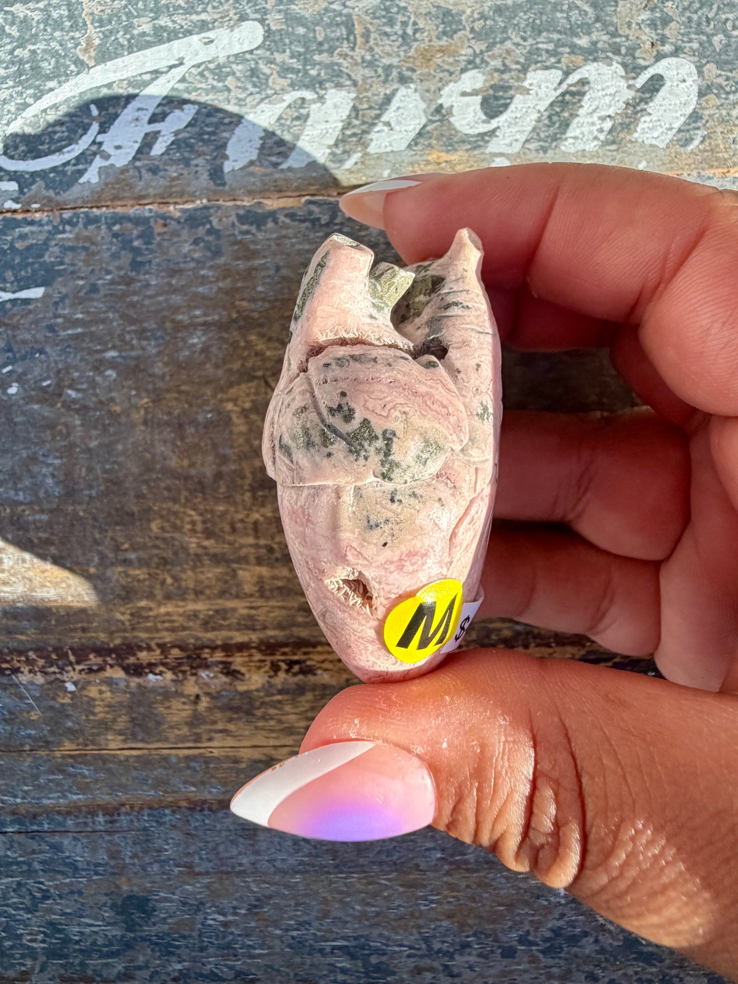 Gorgeous Rhodochrosite Anatomical Heart | Argentina | Opt M