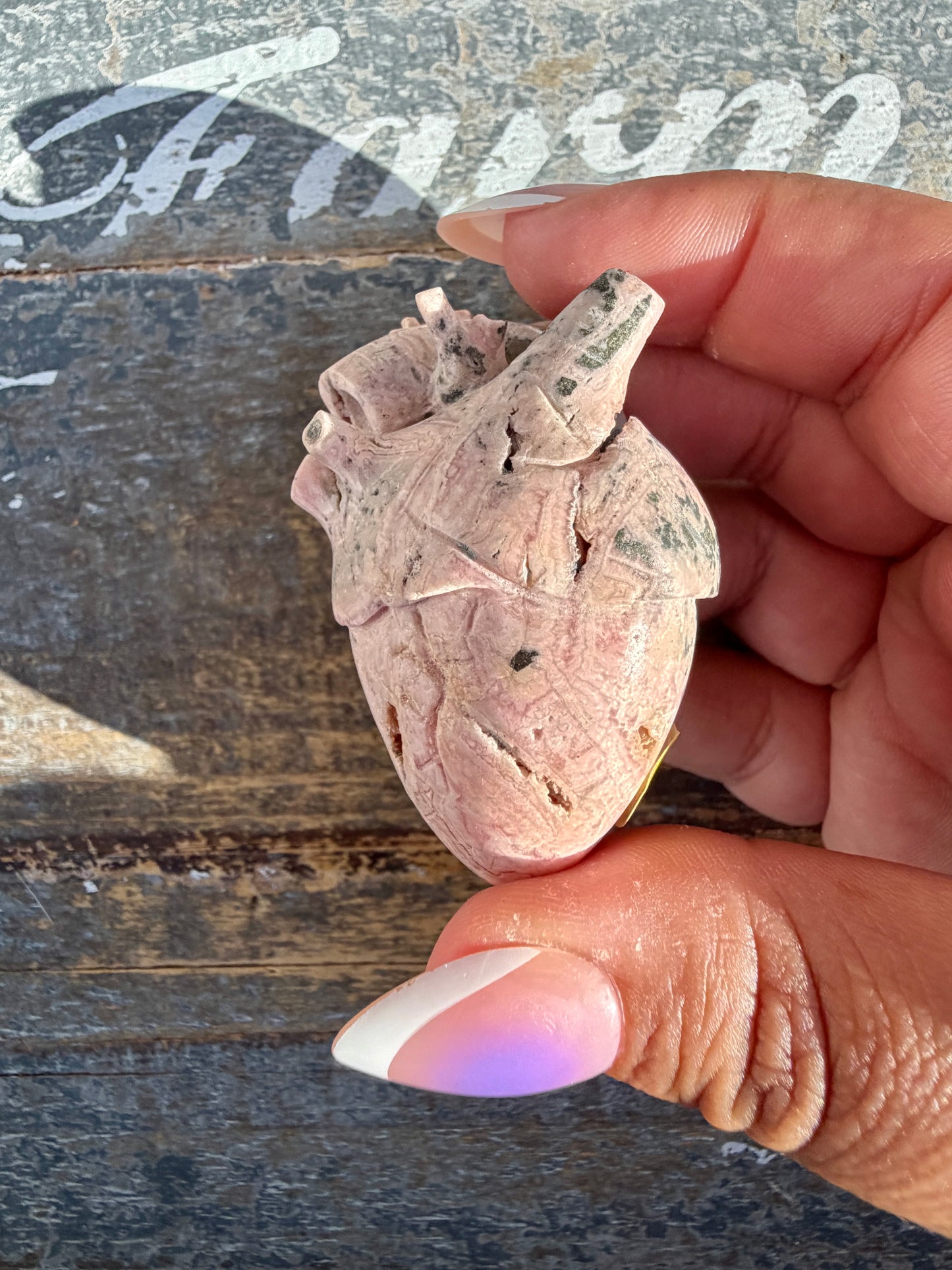 Gorgeous Rhodochrosite Anatomical Heart | Argentina | Opt M