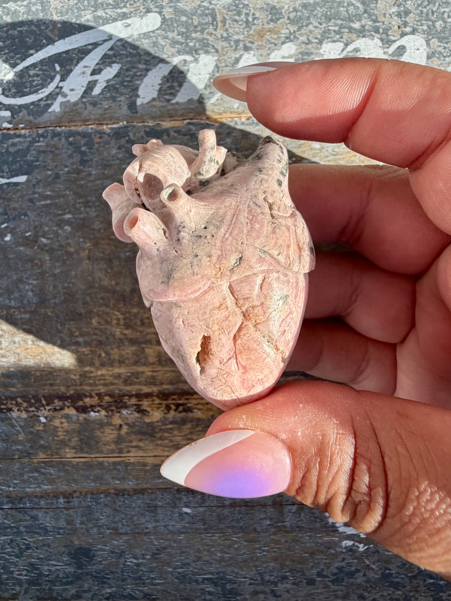Gorgeous Rhodochrosite Anatomical Heart | Argentina | Opt M