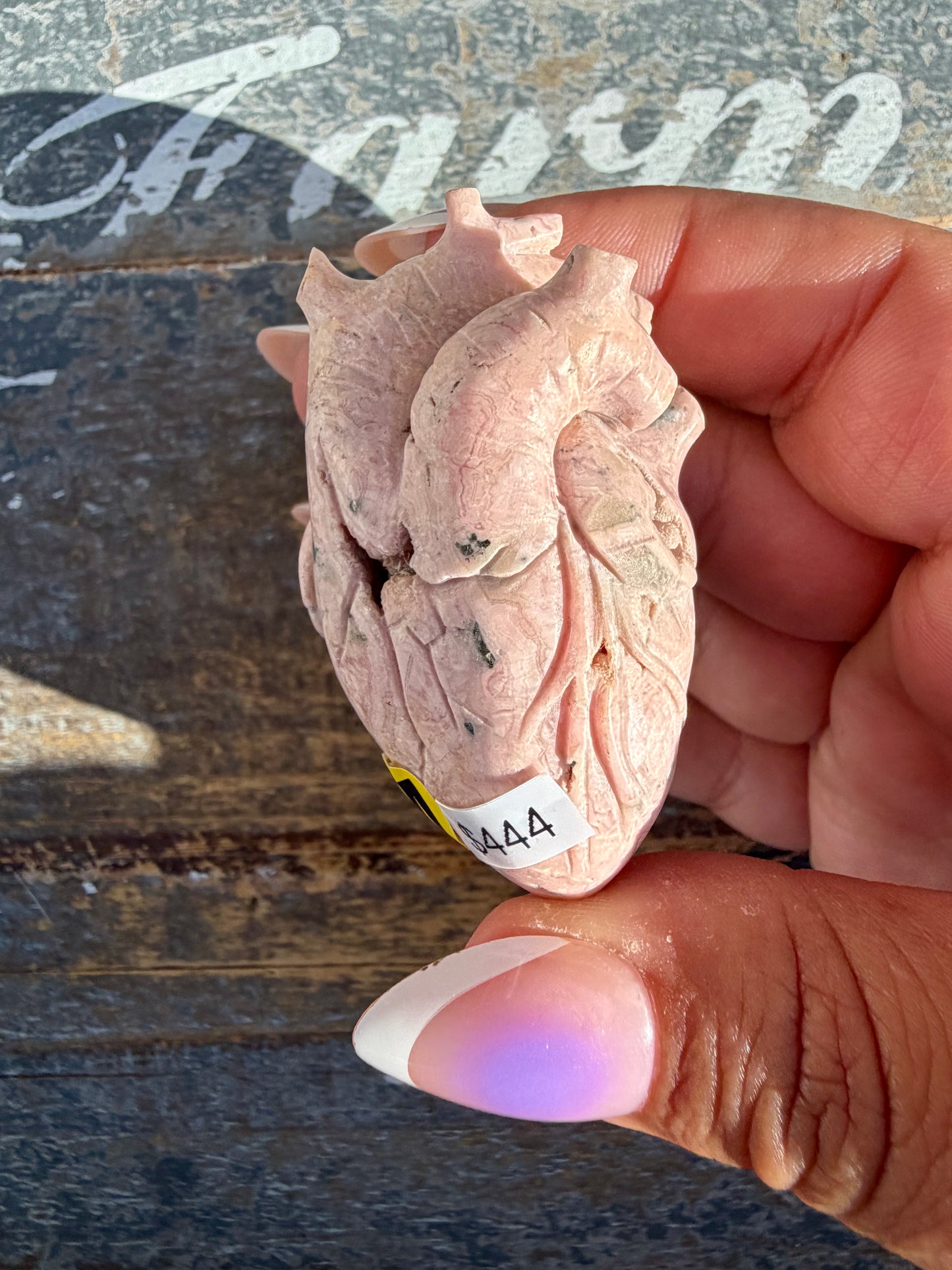 Gorgeous Rhodochrosite Anatomical Heart | Argentina | Opt M