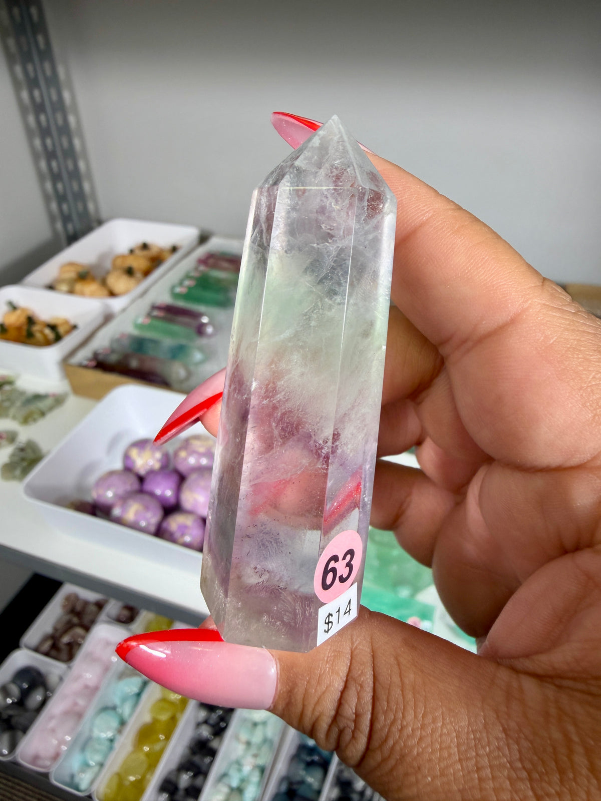 Gorgeous Rainbow Fluorite Tower | China | Opt 63