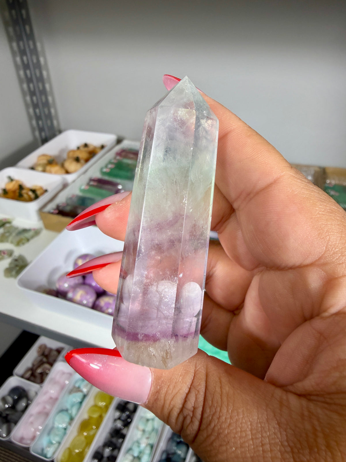 Gorgeous Rainbow Fluorite Tower | China | Opt 63