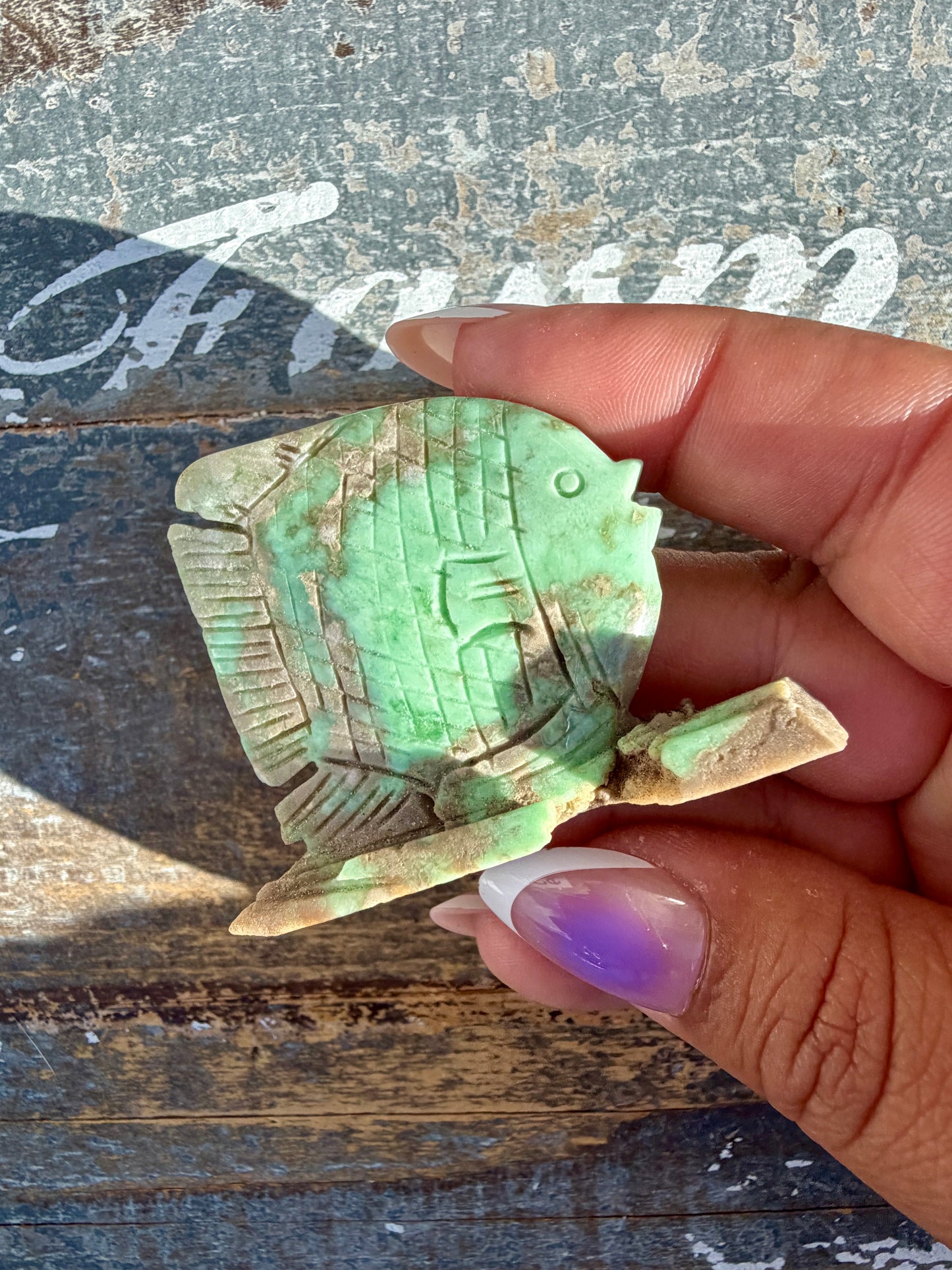 Gorgeous Variscite Fish | Opt K