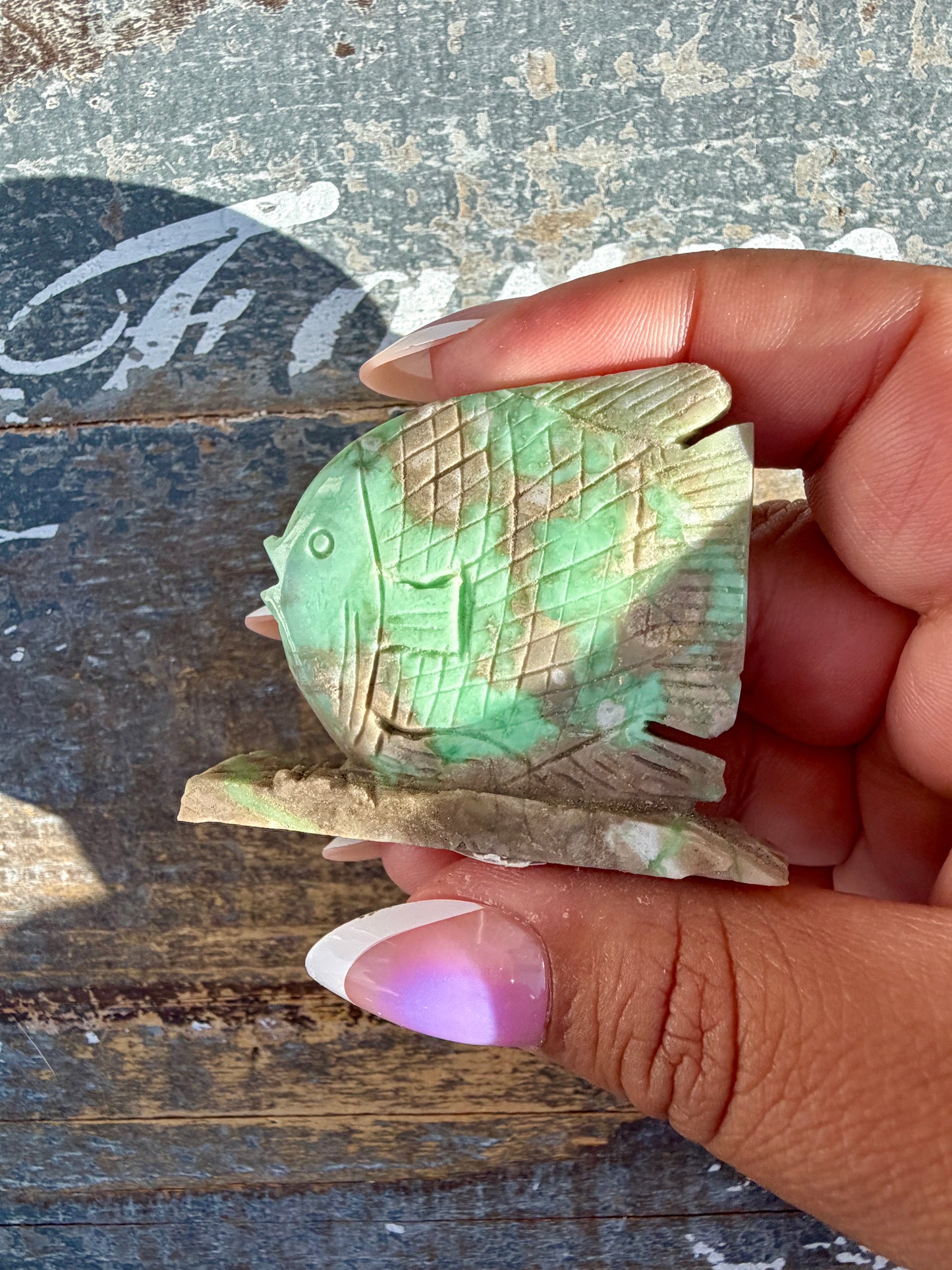 Gorgeous Variscite Fish | Opt K