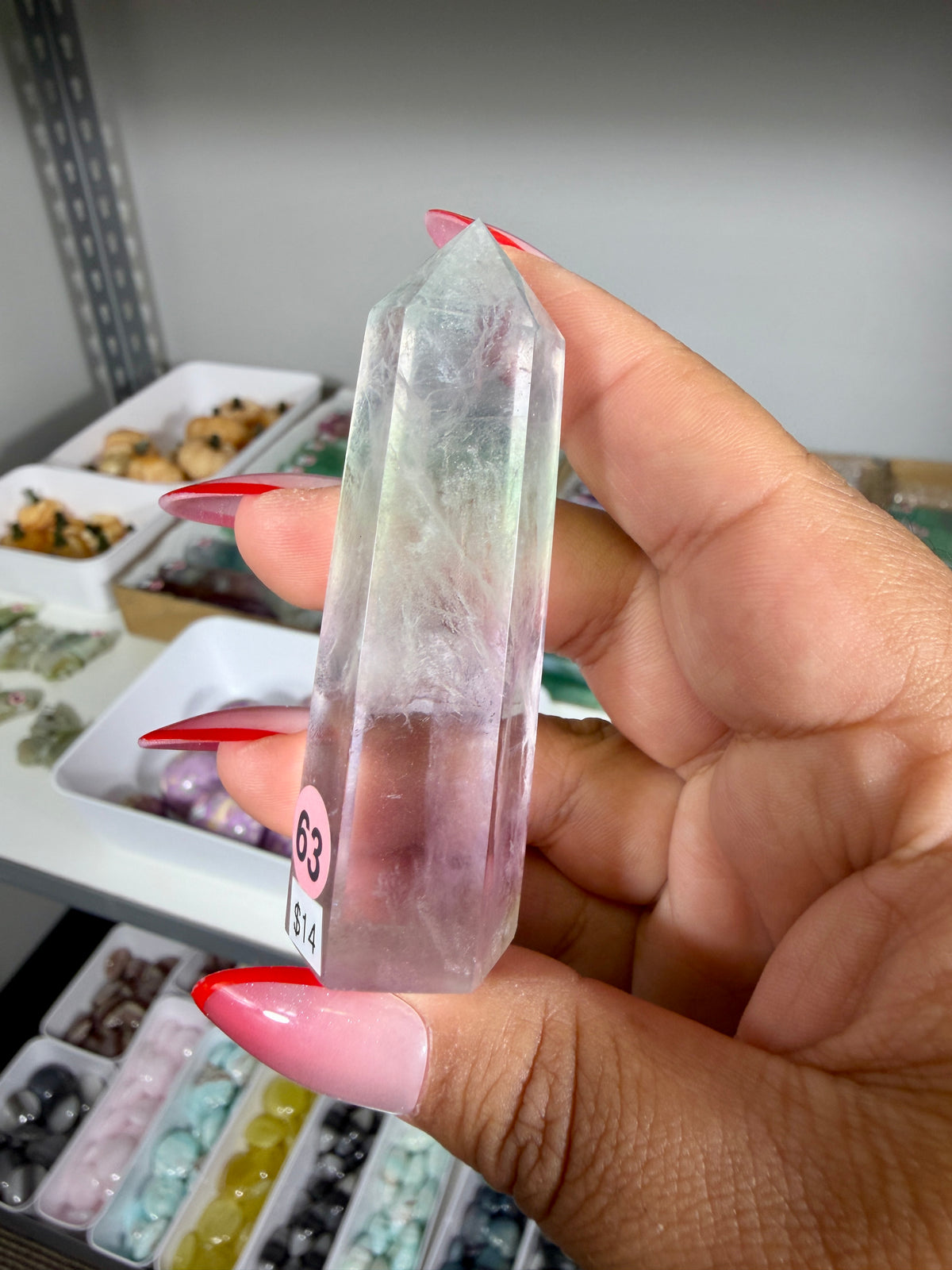 Gorgeous Rainbow Fluorite Tower | China | Opt 63
