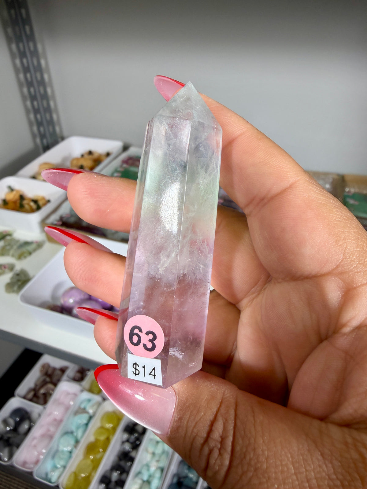 Gorgeous Rainbow Fluorite Tower | China | Opt 63