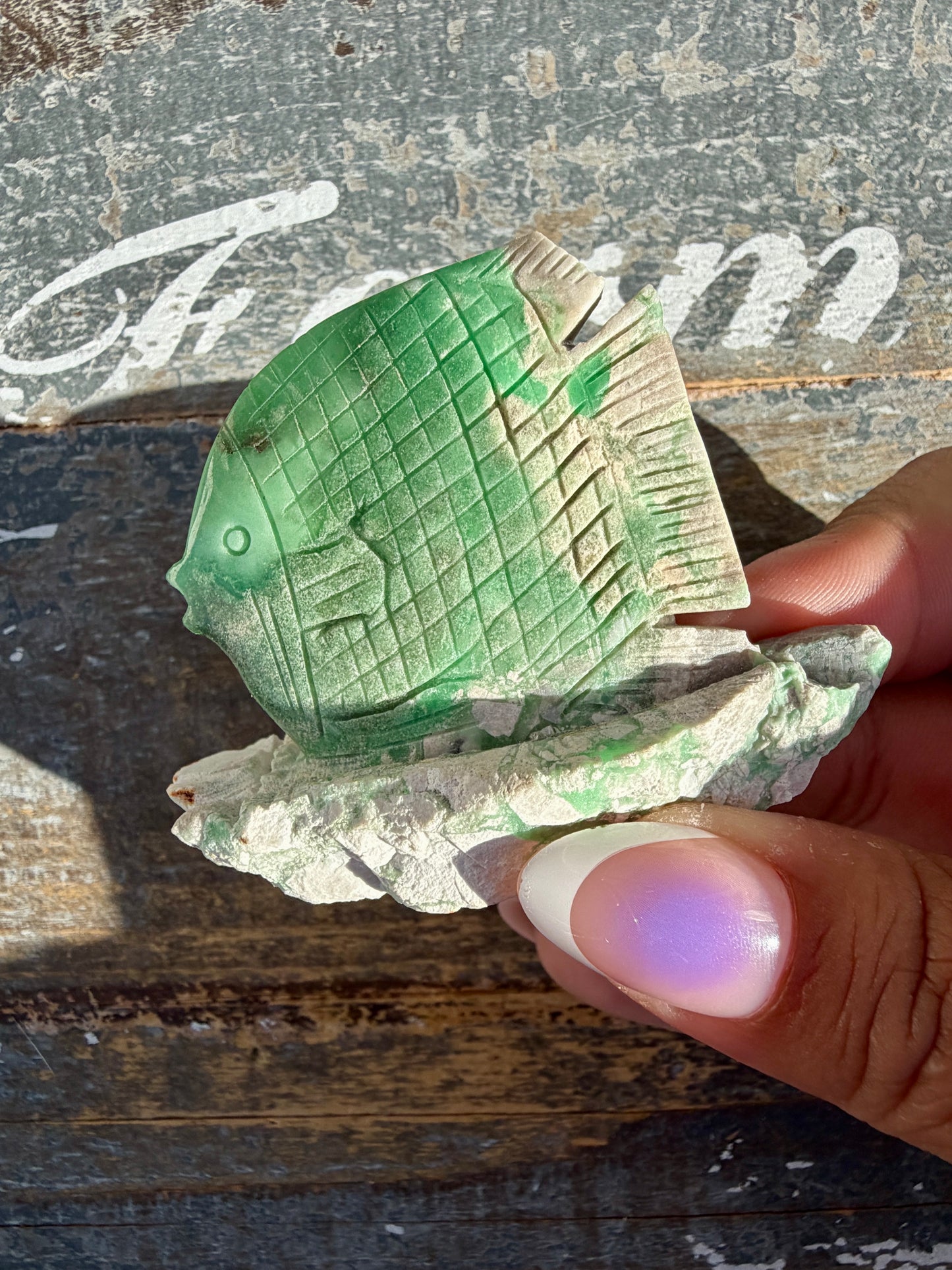 Gorgeous Variscite Fish | Opt M
