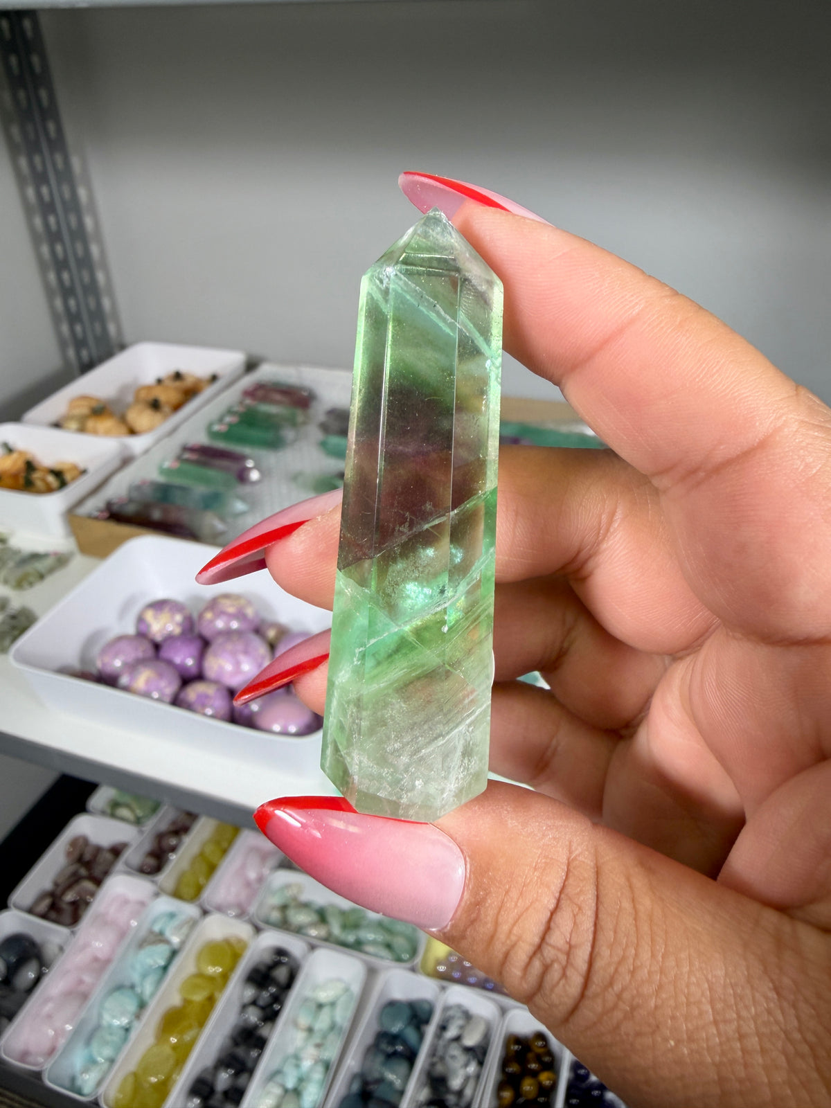 Gorgeous Rainbow Fluorite Tower | China | Opt 24