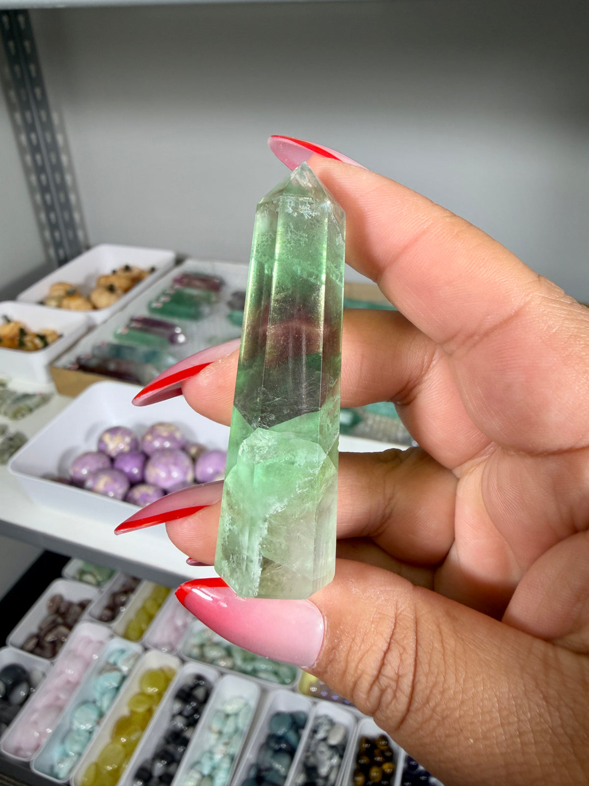 Gorgeous Rainbow Fluorite Tower | China | Opt 24