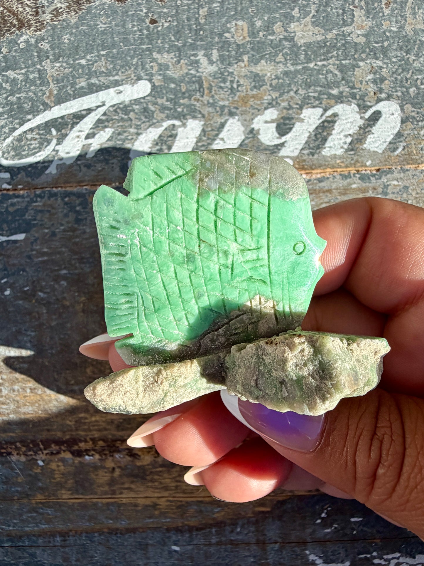 Gorgeous Variscite Fish | Opt L